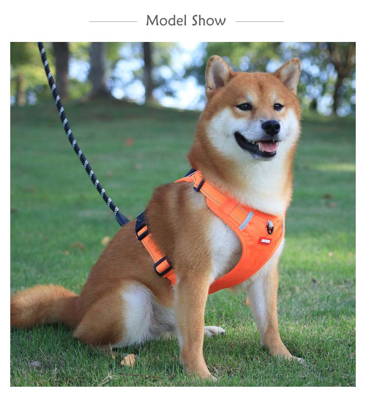 20%キャンペーン実施中!ハーネス 小型犬 犬用 ハーネスベルト 犬 ハーネス ハンドル付き 大型犬 中型犬 防衝撃 リード ドッグ用品 ペット 出かけ用 抜けない 散歩 カジュアル 簡単着脱 犬 ペ
