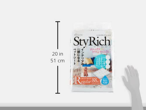 クリーンワン スタイリッチシート リラックスオリエンタルの香り 犬用 レギュラー 88枚入