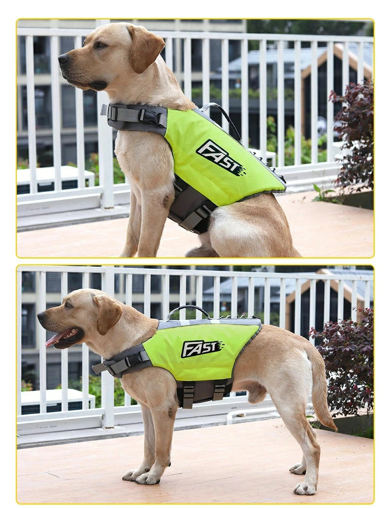 韓国ファッション ライフジャケット ペット 犬用 ライフジャケット 中 大型犬 救命胴衣 大型犬 ライフジャケット ペット用 ライフ ジャケット 犬用浮き輪 犬服 ドッグウエア 水遊び 水害 海 川