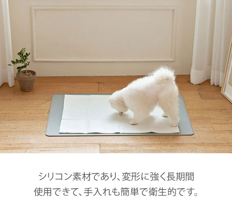 <a href="https://www.qoo10.jp/gmkt.inc/Search/brand.aspx?brandno=33710" target="_blank" class="title_brand" id="btn_brand" title="ルームアンドホーム">ルームアンドホーム</a>エッジシリコンマット 55cm45cm 【リコメン堂限定オリジナルカラー 3色】薄型 防臭防水機能付き トイレトレー ペットトイレ 薄型 ペット シート シーツ ペットシート 【roomnhom
