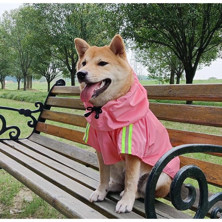 レインコート 犬用 レインカバー ペット服 かわいい オシャレ 雨の日 防水 ドッグウェア 犬服 梅雨 調整 雨 散歩 お出かけ 小型犬 中型犬 大型犬