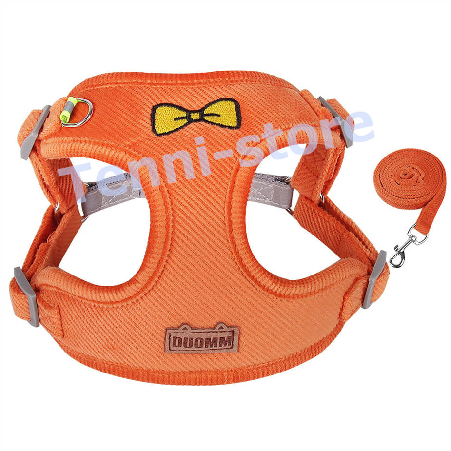 今週の新製品 タイムセール 犬 猫 ハーネス 小型犬 中型犬 猫用 ネコ 柔らかい 軽量 可愛いリボン刺繍ウェアハーネス ハーネス&リードセット 犬ハーネス 抜けない 一体型 在庫が限られている在庫が