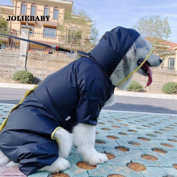 レインコート カバー 薄型 ペットとお揃いの服 中型犬/大型犬 ペアルック 飼い主とお揃い服 犬の服 犬とオーナーお揃い お散歩 雨具 梅雨対策