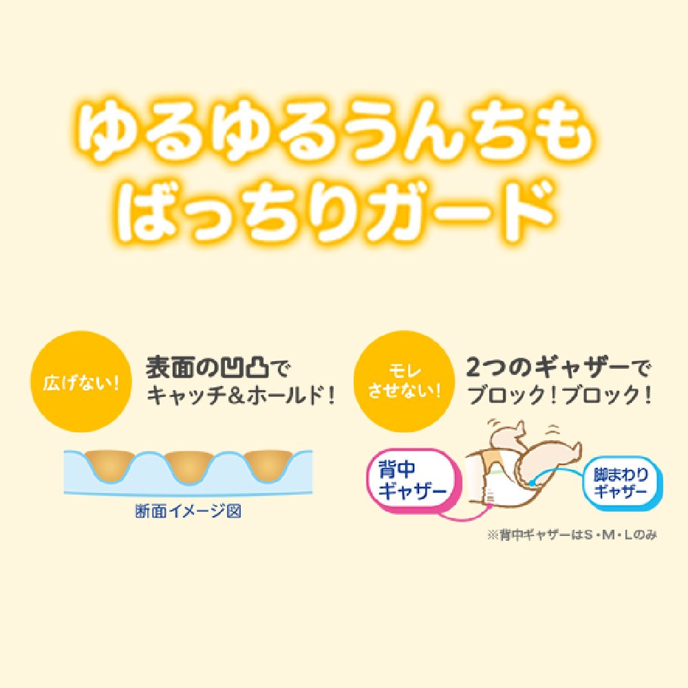 【テープ Mサイズ】メリーズさらさらエアスルー (6~11kg)64枚