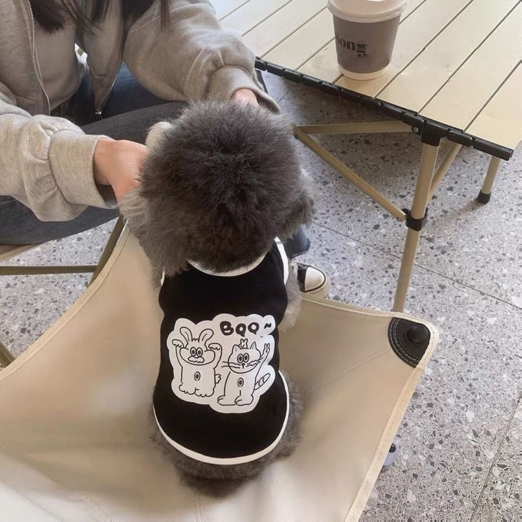 春夏新作 犬服 ペット服 犬 洋服 ペット 犬用品 小中型犬 かわいいクマ犬ベスト春夏薄断面通気性服小型犬ベスト