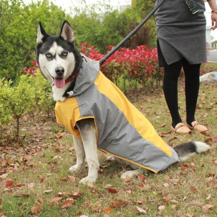 犬用 レインコート ポンチョ 中型犬 大型犬 ドッグウェア かわいい ペット 服 ウェア 雨具 防水