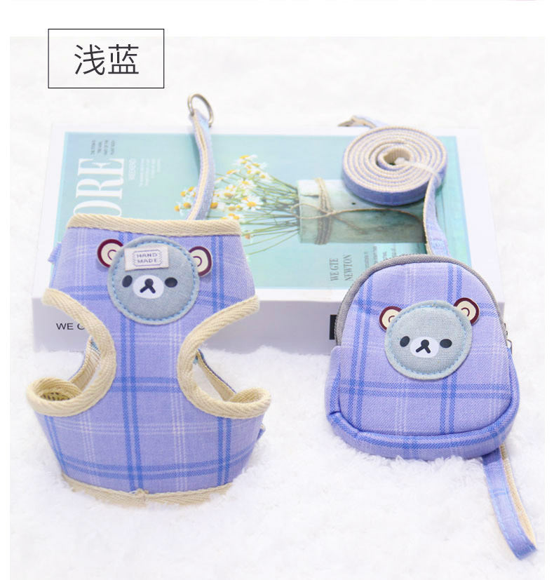 小型犬 軽量 リーシュ ペット用品 ハーネスリードセット 犬用ハーネス シンプル 犬用 ペットハーネス 97 胴輪 リード おしゃれ 犬 簡単装着 猫用 ネコ用ハーネス 2点セット お出かけ ハーネス