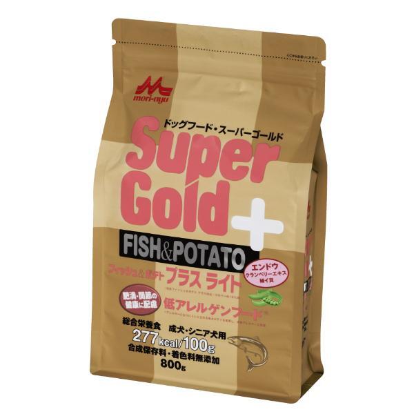 森乳サンワールド Supergold フィッシュ&ポテト プラスライト 肥満・関節の健康に配慮 800g