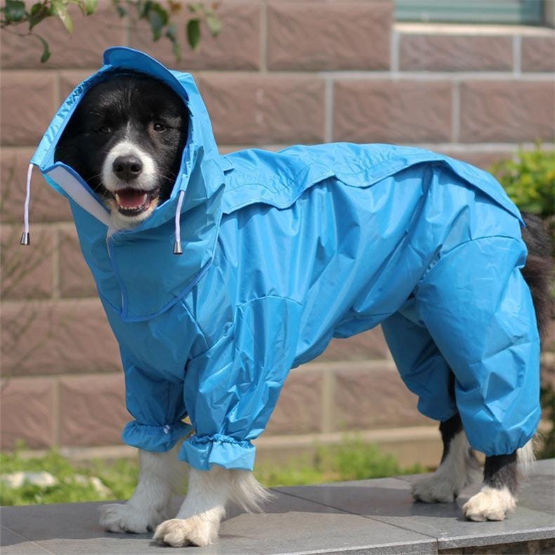 犬用レインコート ペットレインコート 防水 通気 軽量 12-30サイズ 大きいサイズ 汚れ防止 中大型猫犬 ドッグレインコート
