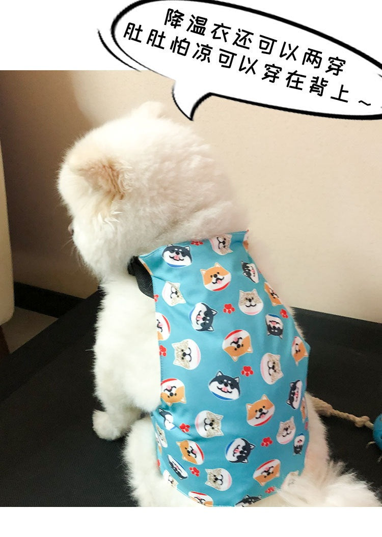 犬 クールベスト 保冷剤 付き 冷却ベスト 冷感ベスト 熱中症対策 ペット 服 ドッグ h0415