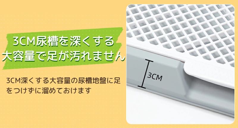 韓国ファッション 犬用トイレ ペットトイレ ペット メッシュ 犬トイレ 犬用トイレトレー 滑り止め ペット用品 トイレ 長さ53cm×幅45cm 犬のトイレ トレーニング お手入れ簡単 抗菌 犬用トイ