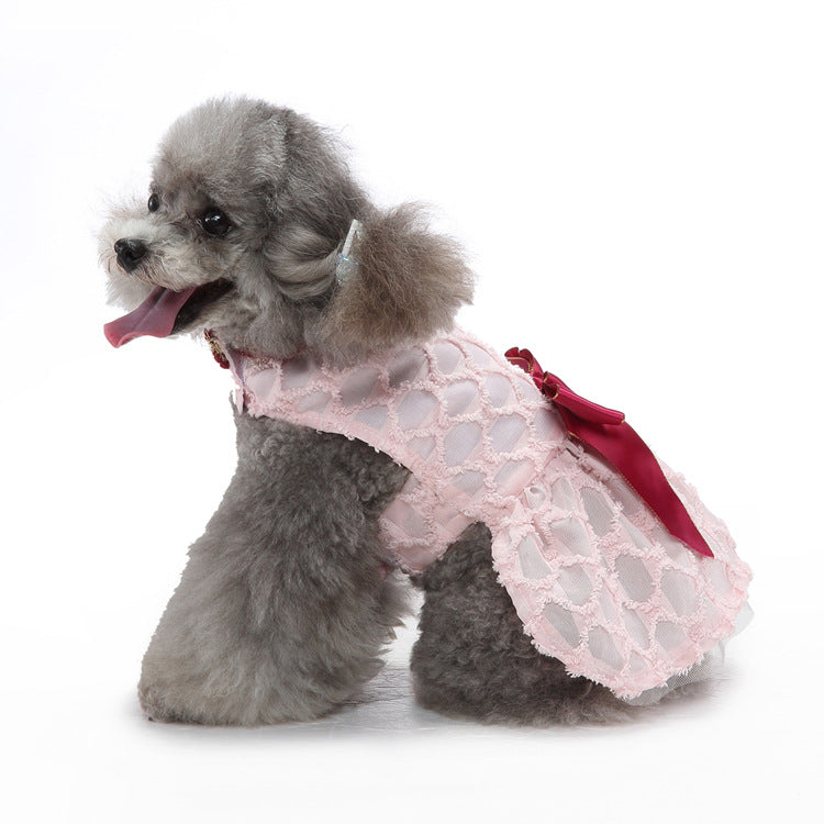 ペットウェア かわいい 犬の服装 猫と犬とペットのイブニングドレスペットの服 犬猫服 快適で可愛い 犬用品