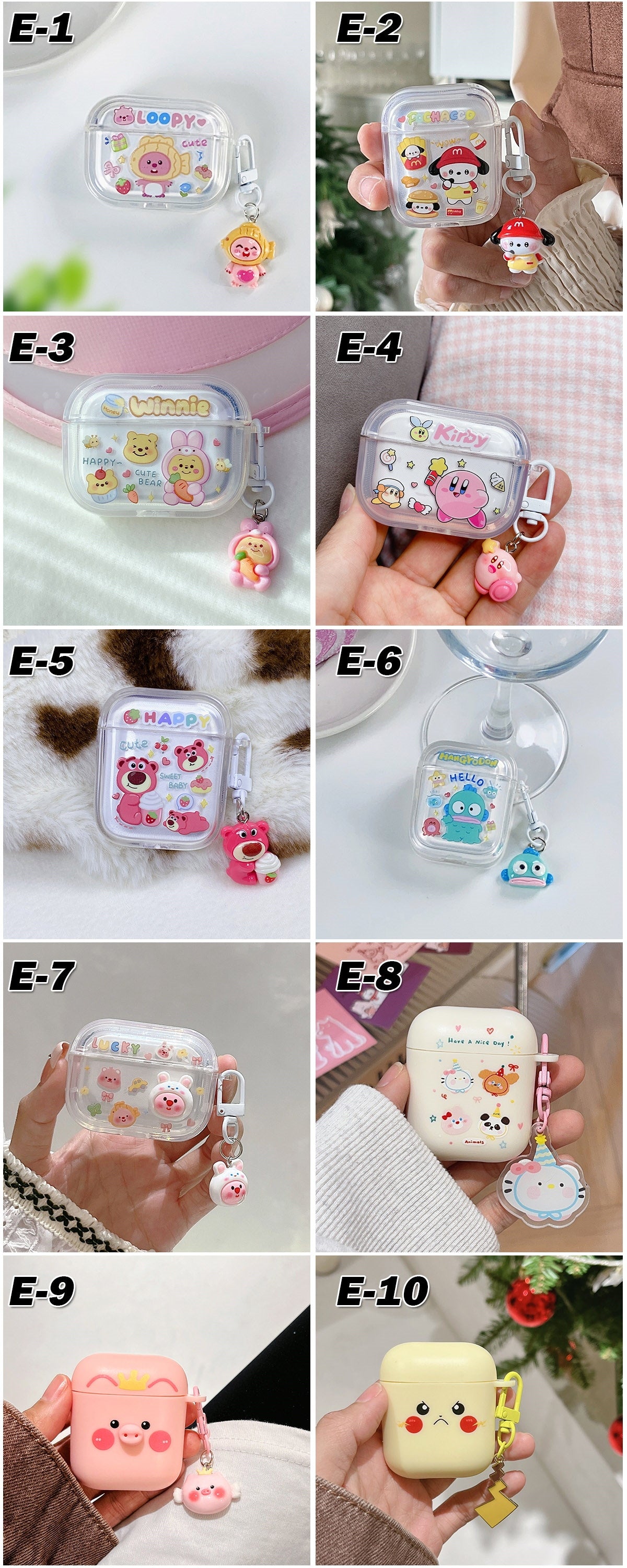 韓国人気 AirPods Pro ケース おしゃれ 可愛い 耐衝撃 衝撃吸収 落下防止 AirPods 第3世代 AirPods 1/2世代 AirPodsケース イヤホンケース