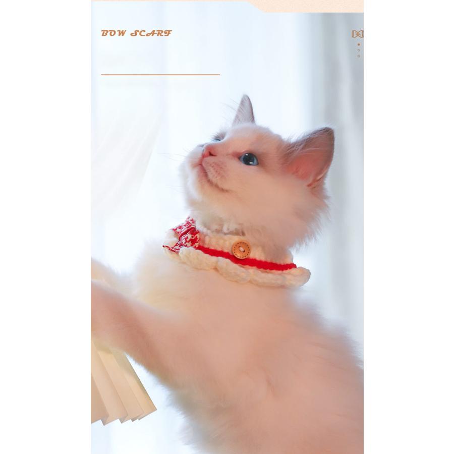 アクセサリー 20cm~30cm オシャレ かわいい 猫 撮影道具 成猫 チョーカー 首輪 ペット ネコ 超軽量 犬 子猫 マフラー 安全 写真 猫用首輪 カラーリボン リボン