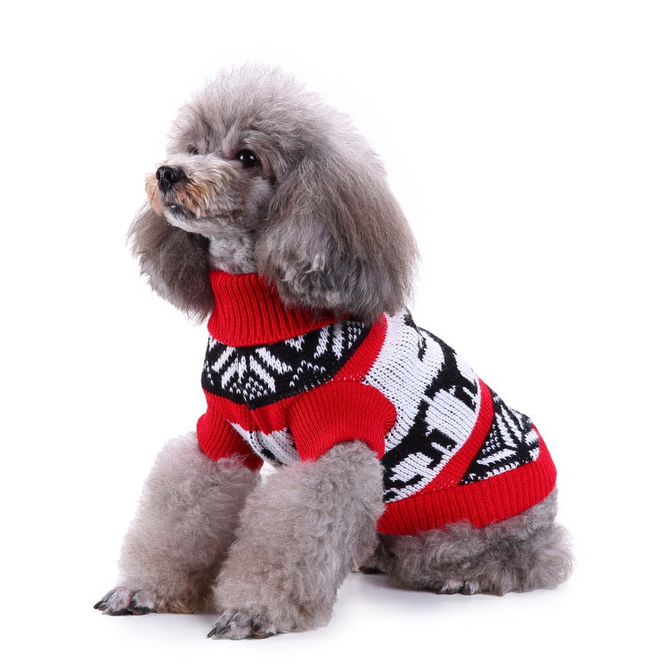 2023年新作入荷 ペット服 犬 服 Tシャツ ドッグウェア犬服クリスマス衣雪花セーターハロウィンペット服セーターヘラジカ衣犬セーター