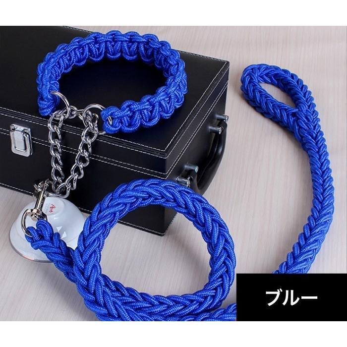 首輪 リード 2点セット 犬用 ペット用 ハーフチョーク リーシュ 1.2m 1.5m チェーン 牽引綱 シンプル お散歩 お出掛け ペット用品 ペッ