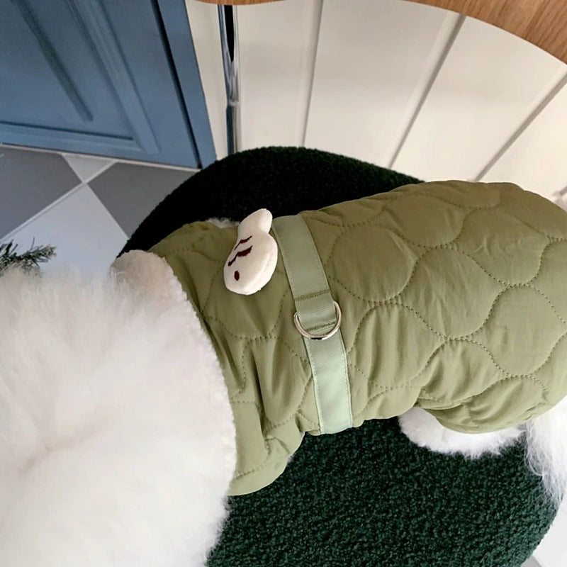 2025秋冬新作 ペット服 犬の服 犬猫服 テディビーベア ヨークシャー 小中型犬 服 快適 ペット用品 犬用品 散歩 防寒 秋冬服