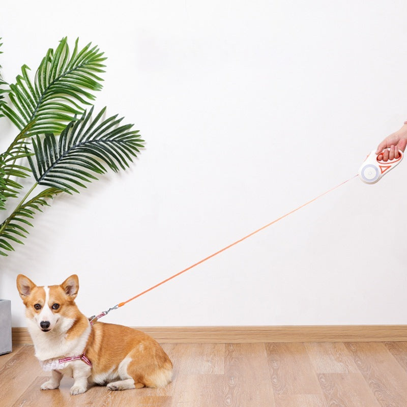 新型LED発光犬ロープペット牽引ロープ自動伸縮ドッグランロープ犬ロープ牽引ロープ犬用品