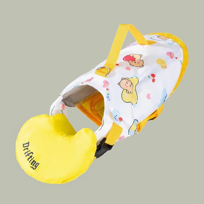 安くなった!【急速出荷】犬用 ライフジャケット ライフベスト 小型犬 中型犬 大型犬 犬用浮き輪 マジックテープ 浮き輪