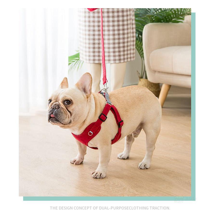 新商品プロモーション,数量限定 新品 犬猫用胸当て&ハーネス&リードセット ペット胸当て ペットリード 犬猫用品 ペットグッズ 犬猫リード 胴輪 引きひも 夜反射 通気性 抜けない新品 犬猫用胸当て