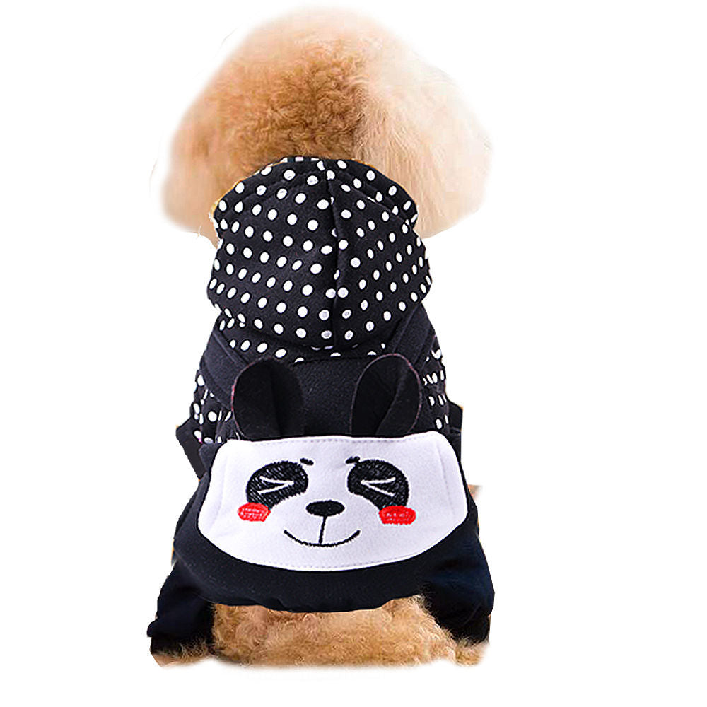 ペットウェ 犬服 秋冬四足厚手ペット犬猫服秋冬服用品