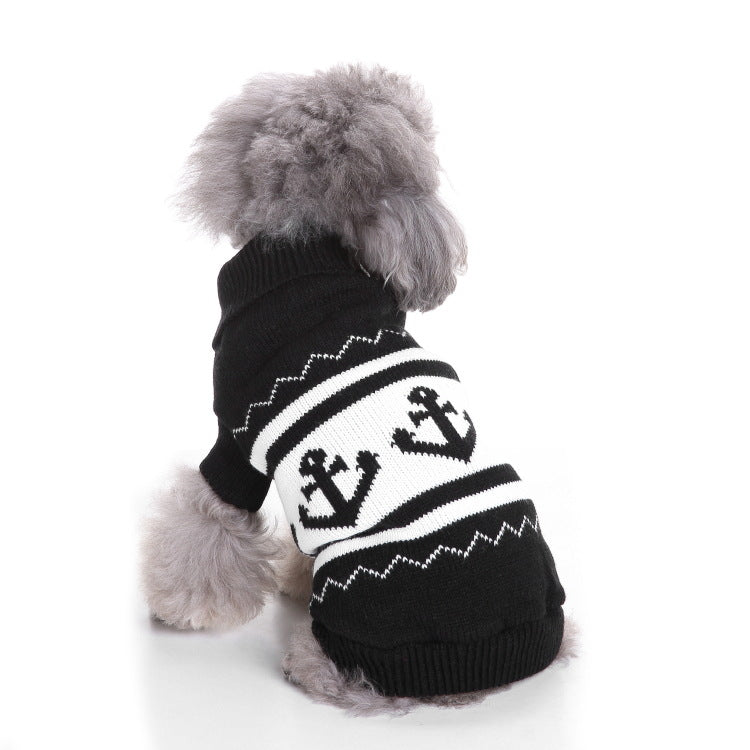 2023年新作入荷 ペット服 犬 服 Tシャツ ドッグウェア犬セーターペットクリスマスセーターニットハイネックペット服セーター犬セーター