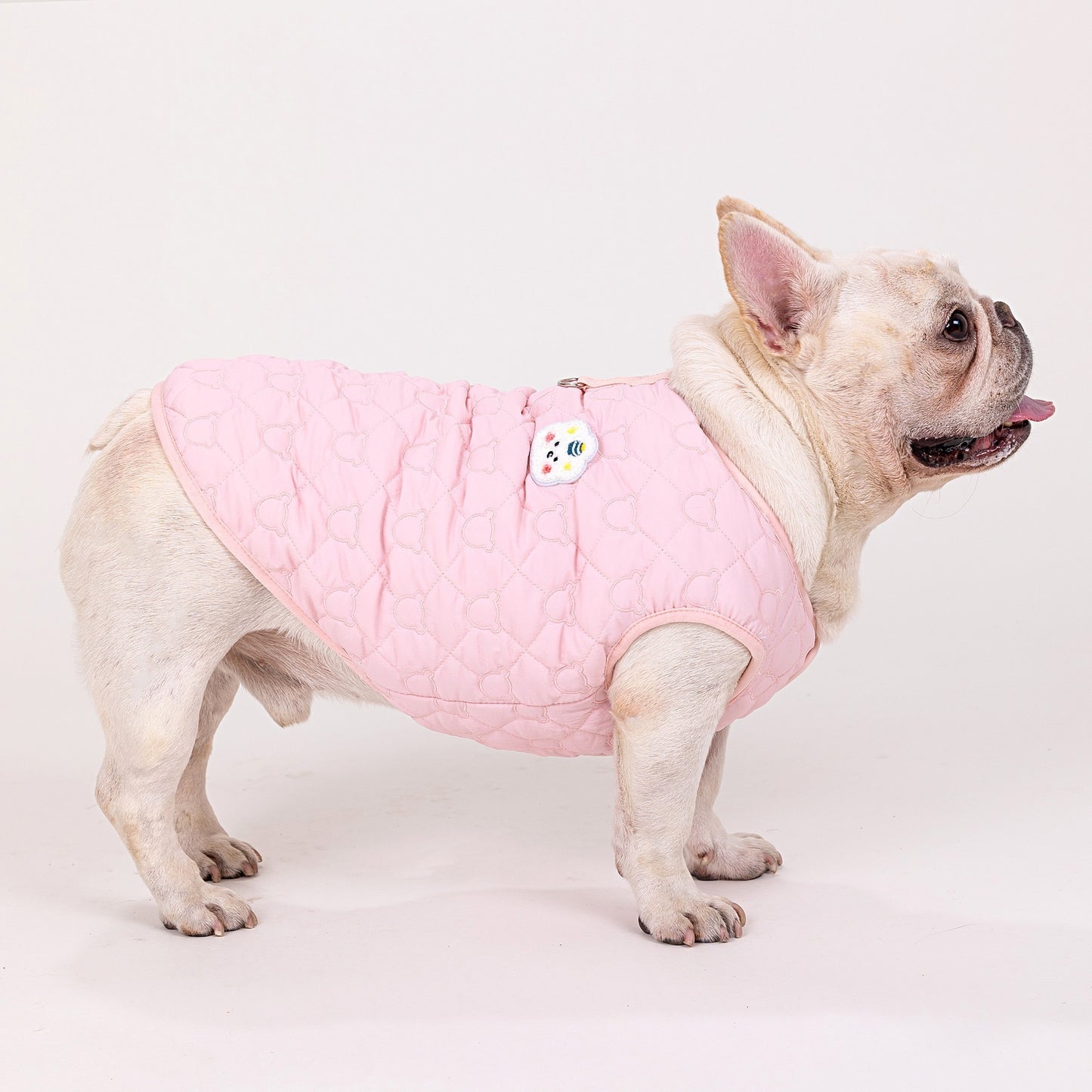 人気ペット服 犬の服 ペットの服 秋冬 ブルドッグモデル ブルドッグ 4色 コットンベスト