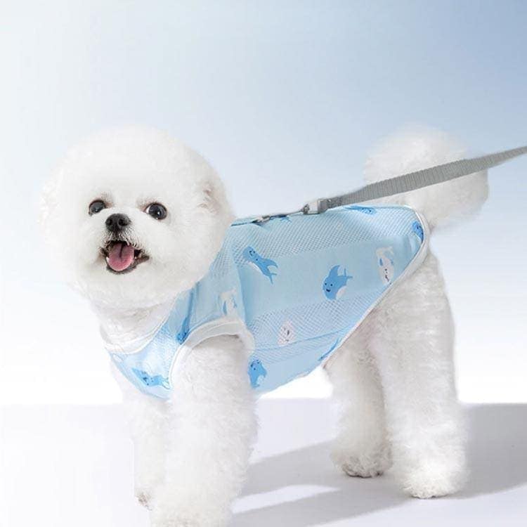 犬 タンクトップ 冷感 クール 濡らして着せる 濡らして着せる 冷却 小型犬 ひんやり メッシュ クールベスト 服 犬服 濡らす 中型犬 服 ペット