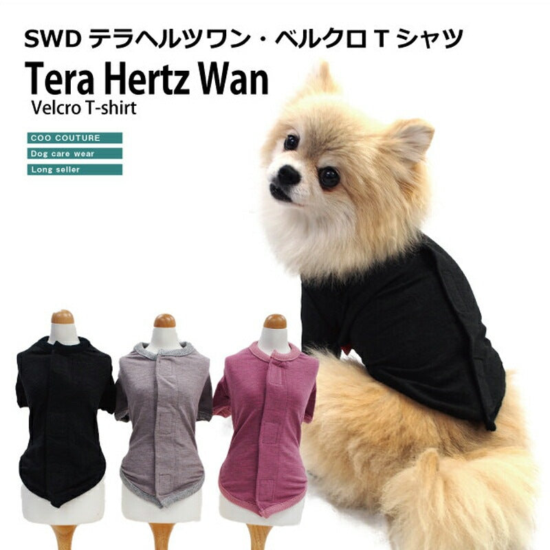 <a href="https://www.qoo10.jp/gmkt.inc/Search/brand.aspx?brandno=125763" target="_blank" class="title_brand" id="btn_brand" title="Coo Couture">Coo Couture</a>SWDテラヘルツワンベルクロTシャツペット介護 犬用ペットウェア 中型犬 大型犬 犬服 テラヘルツワン クークチュール 2メ-3運 12137 【T】