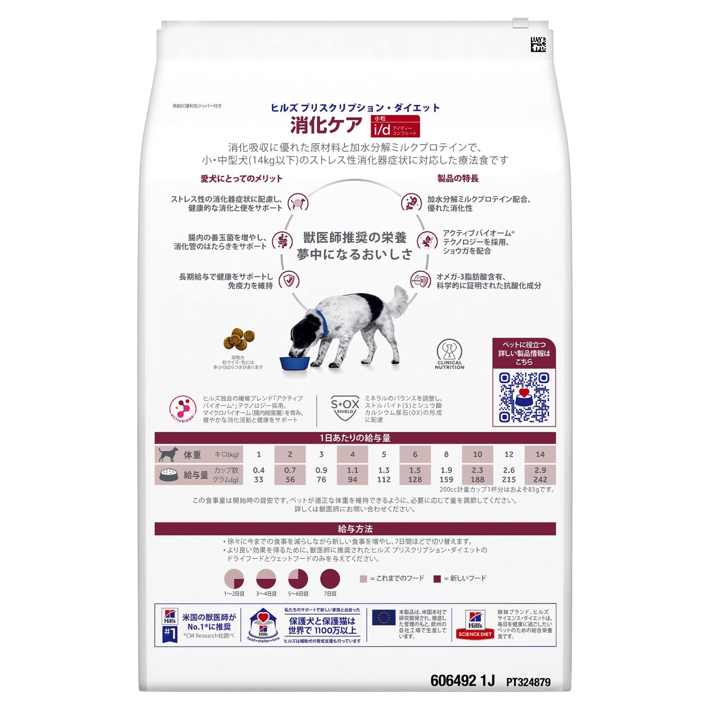 ドッグフード ドライ i/d アイディー コンフォート 小粒 チキン 消化ケア 犬用 療法食 3kg