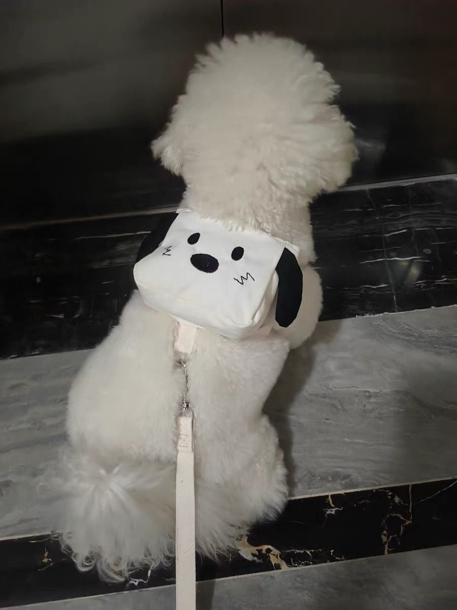 ペットの外出はかわいいですリュックサックの小型カバンは熊のテディの牽引紐の子犬の猫より可愛いです