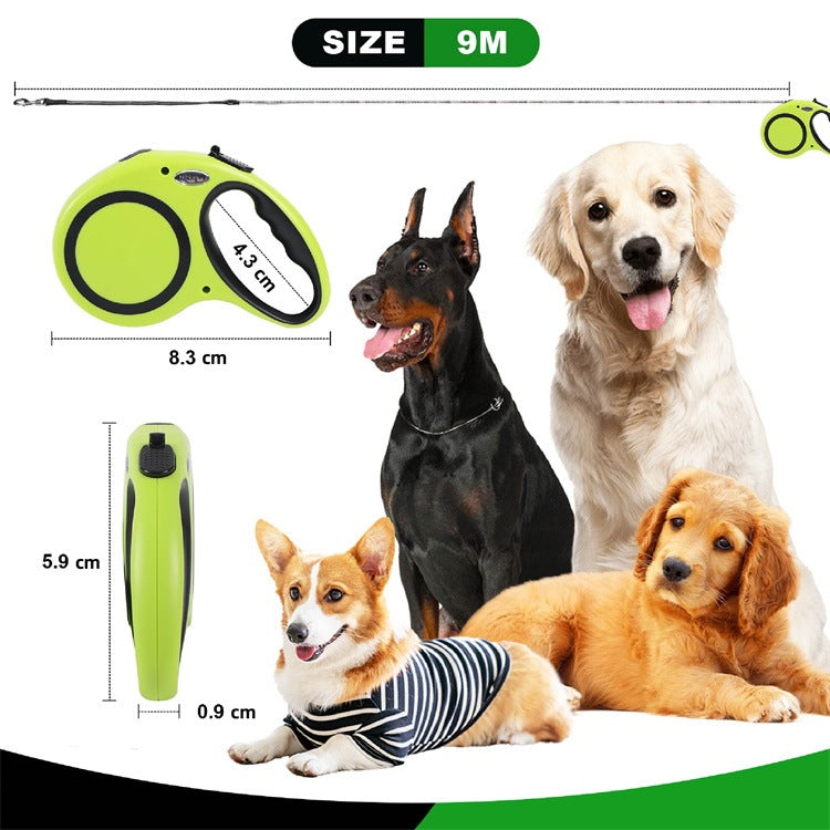 スタイル 牽引ロープ 安全性 調節可能 犬用ロープ 中小型犬用ロープ 伸縮ロープ ペット用品 犬用牽引ロープ お散歩 犬用牽引ベルト ペット牽引ベルト 巻き取り式 ワンタッチ式 反射ベルト 耐久
