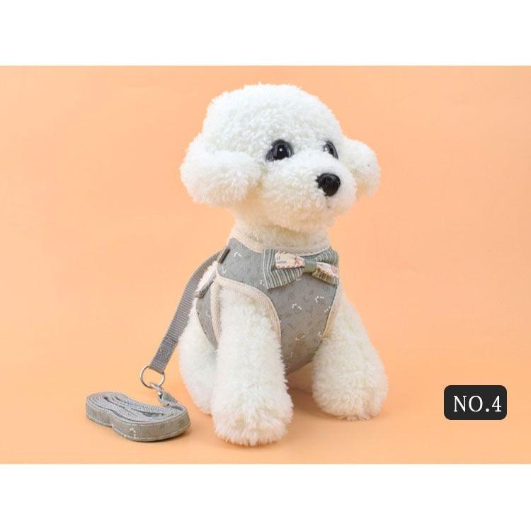 3日以内に出荷 2025新品 2点セット ペット用 犬用 ハーネスとリード 型ハーネス&リード ストレス軽減 高強度縫製 軽量メッシュ 通気性あり 肌触りいい表地 ク2点セット ペット用