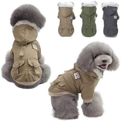 猫 犬 ペット服ドッグウェアペット服 冬 ペット コート 犬 ジャケット ドッグウエア パーカー 小中型犬 保温 防寒 お散歩お出かけ