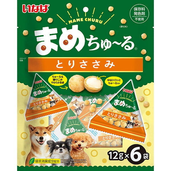 いなばペットフード">いなばペットフード</a>まめちゅ~る とりささみ 12g×6袋