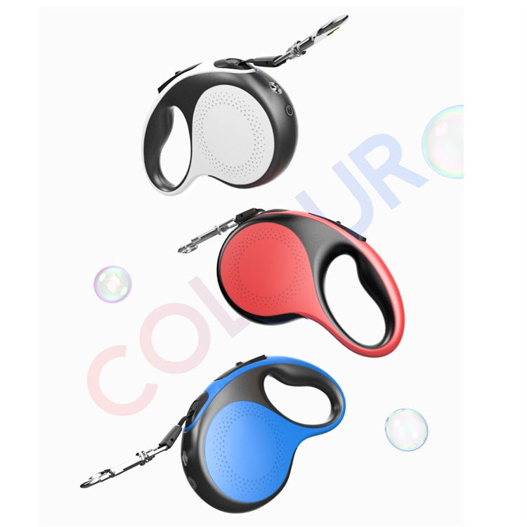 <a href="https://www.qoo10.jp/gmkt.inc/Search/brand.aspx?brandno=64659" target="_blank" class="title_brand" id="btn_brand" title="オンリーワントゥーユー">オンリーワントゥーユー</a>早い者勝ち 防爆走り自動リード 大型・中型犬向け LED照明付き ポータブルタイプ