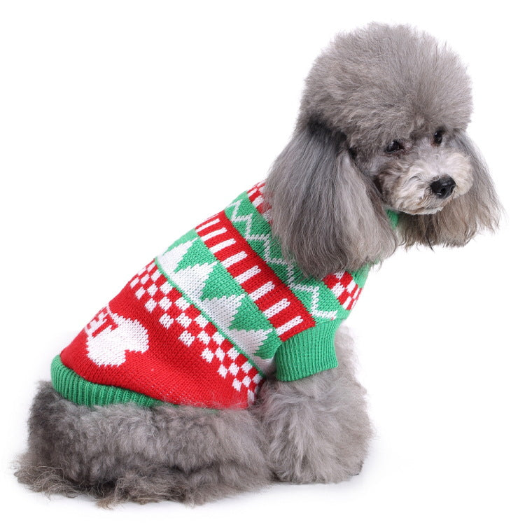 2023年新作入荷 ペット服 犬 服 Tシャツ ドッグウェア犬服クリスマス衣雪花セーターハロウィンペット服セーターヘラジカ衣犬セーター