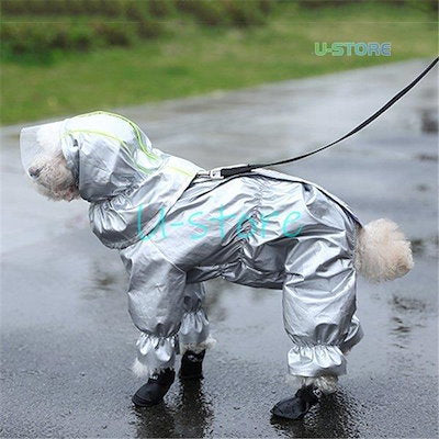 犬用 防水服 レインコート 犬服 雨具 お散歩 梅雨対策 着脱簡単 ゴールデン犬 防雨犬の服 小型犬 中型犬 犬レインコート ドッグウェア