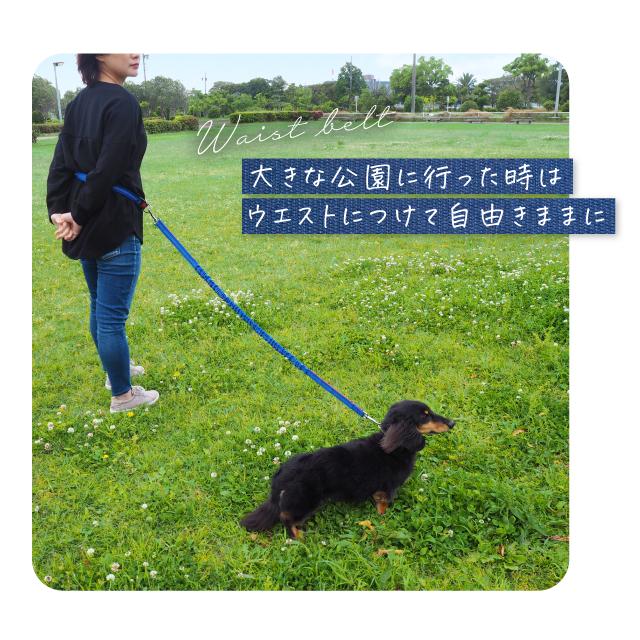ペット用品 ポール留め 肩掛け 便利 犬 ショルダー ハンズフリー 腰に巻ける マルチ パラシュートコード リード 犬と一緒にランニング 長め ジョギング