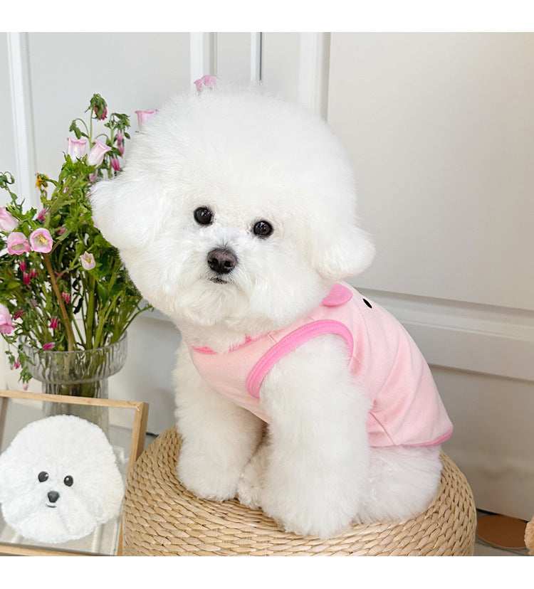 春夏新作 犬服 ペット服 犬 洋服 ペット 犬用品 小中型犬 25年新しいペットの犬の春と秋のベスト小型犬の子犬の服