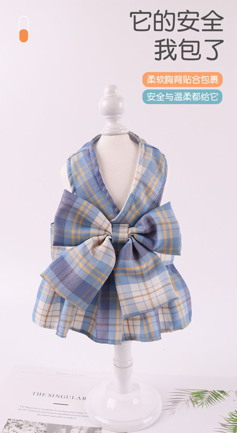 ペット リード 犬 猫 洋服 jk ベストタイプ リード 洋服 テディベア お出かけ チェストストラップ 犬 リード グッズ r n r n
