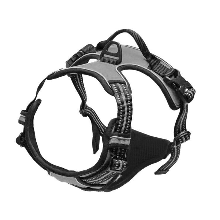本日限定 2枚購入で150円OFF ドッグ ハーネス 犬 小型犬 大型犬 やさしい 引っ張り防止 負担が少ない 中型犬 犬 おしゃれ 簡単装着 犬用ハーネス アジャスター付&Dカン付 反 新品追加