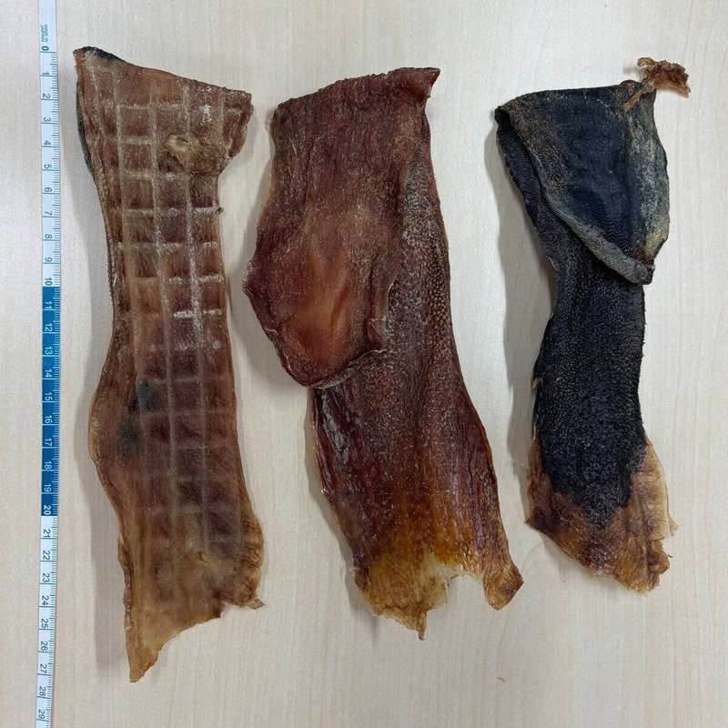 牛タン皮480g国産 スリーアローズ ドッグフード ペットフード 大容量 クセになる食感 コラーゲン 肌 毛 健康維持 コストコ