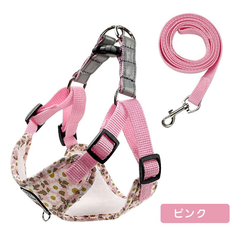 新商品プロモーション,数量限定 ソフトハーネス 犬用ハーネス リード セット 犬 ハーネス リード付き ペット用 胴輪 小型犬 中型犬 大型犬 反射 迷子防止 脱走防止 簡単装着 メッシュ 通気性ソ