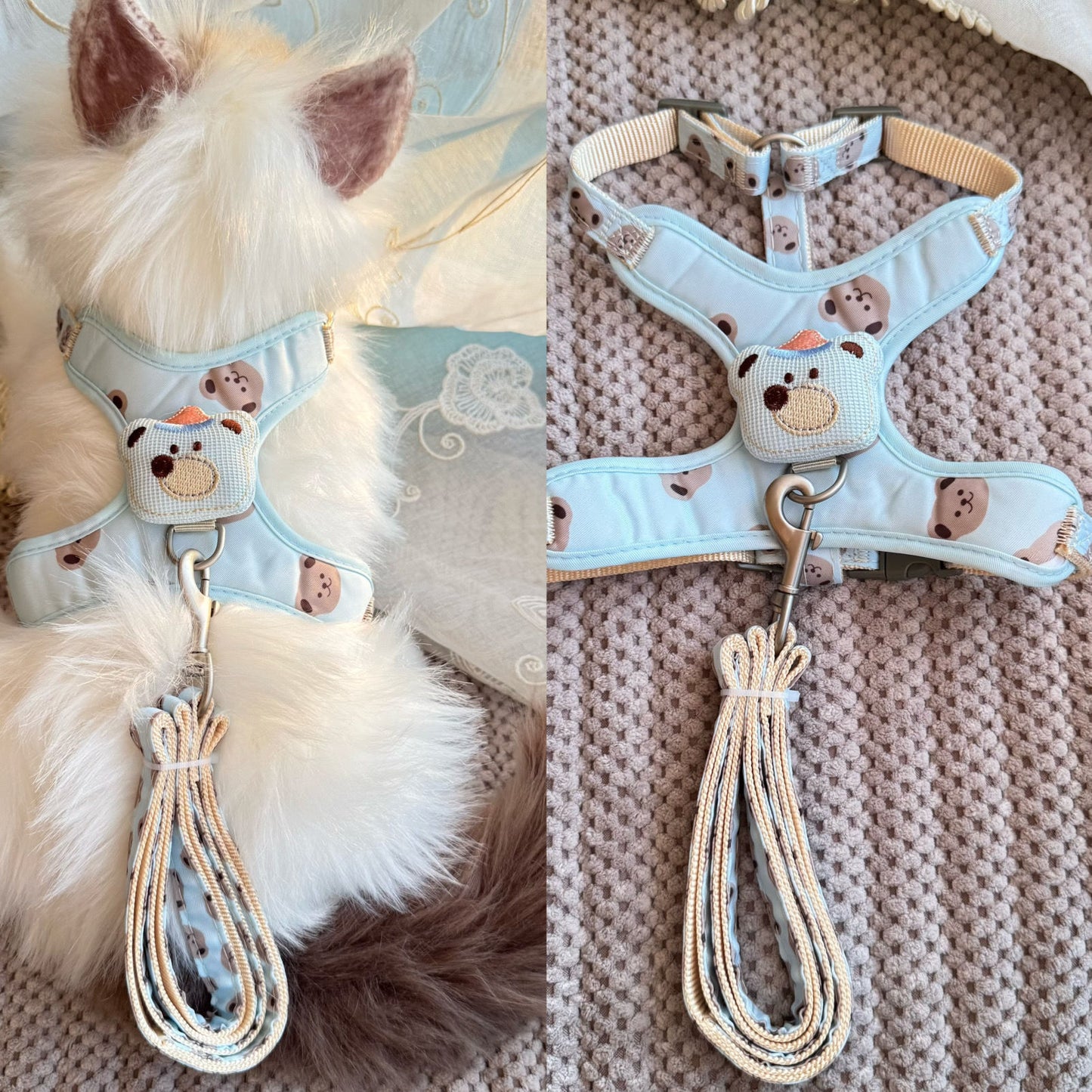 猫牽引ロープベストは犬のロープを散歩する小型専用チェーンでペットのストラップを調節します メガ割ワンピースパンツトートバッグ