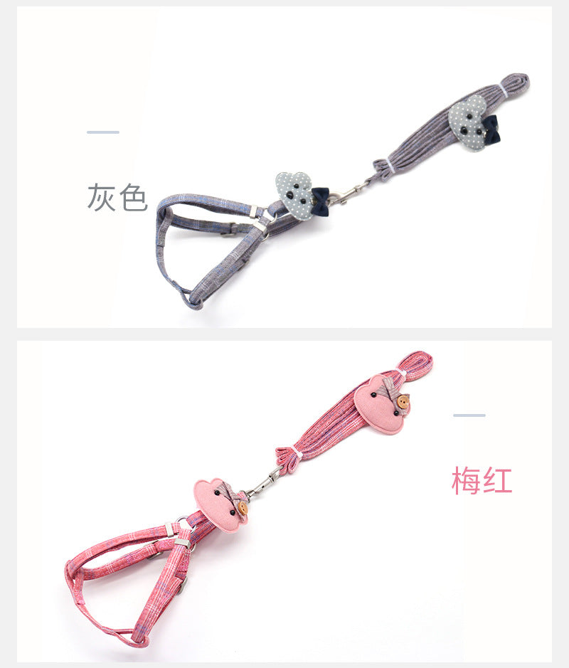 中型犬 2点セット ペット用品 92 ネコ用ハーネス 軽量 ペットハーネス お出かけ 犬 ハーネスリードセット リーシュ 犬用 胴輪 ハーネス お散歩 リード 犬用ハーネス 簡単装着 小型犬 シンプル