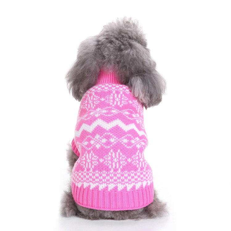 2023年新作入荷 ペット服 犬 服 Tシャツ ドッグウェア犬服クリスマス衣雪花セーターハロウィンペット服セーターヘラジカ衣犬セーター