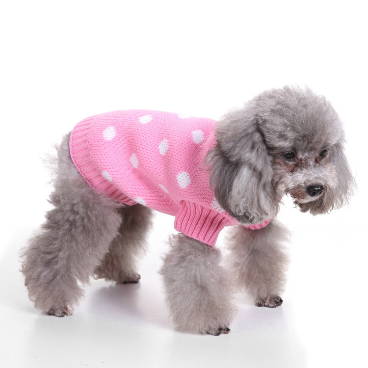 2023年新作入荷 ペット服 犬 服 Tシャツ ドッグウェア犬セーターペットクリスマスセーターニットハイネックペット服セーター犬セーター