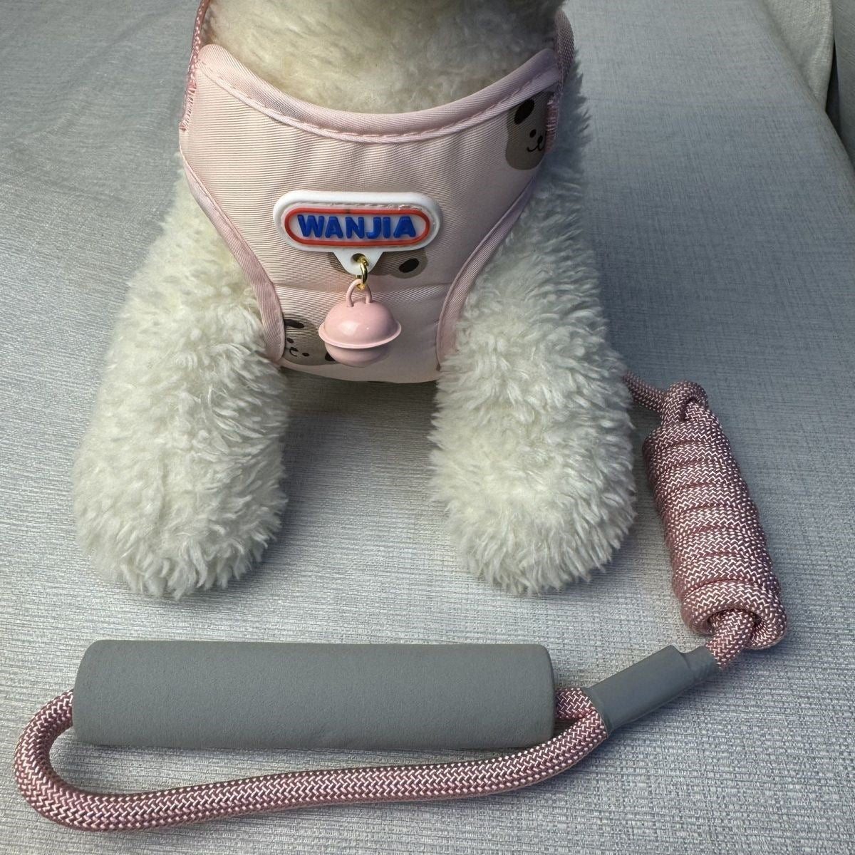新型ベスト犬牽引ロープ犬チェーン快適通気防止中小型犬通用外出可愛い メガ割ワンピースパンツトートバッグ
