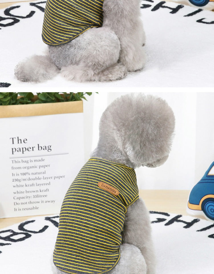 春夏新作 犬服 ペット服 犬 洋服 ペット 犬用品 小中型犬 ペット猫子犬犬服夏薄手部分小型犬ベスト春秋